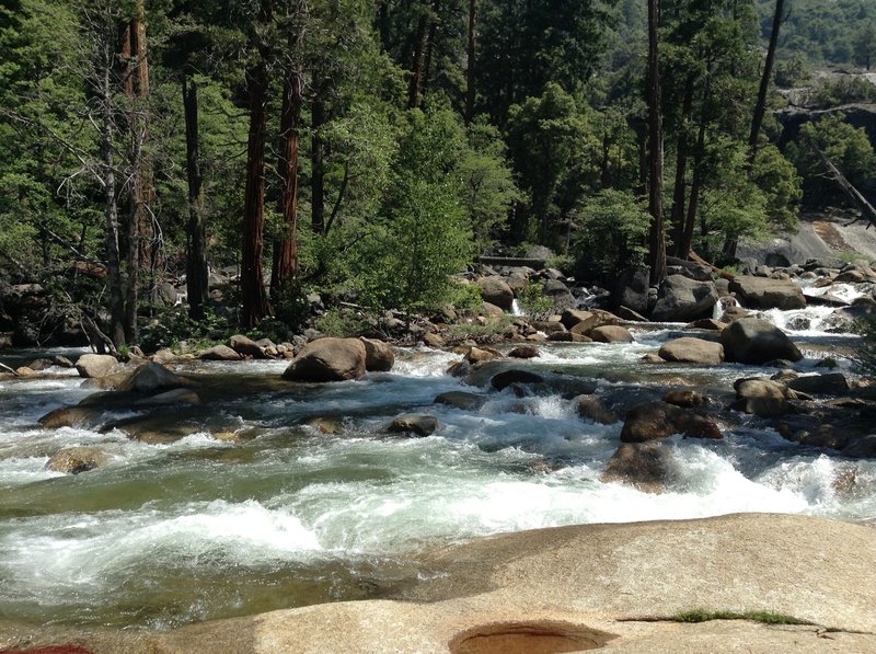 Those rocks might seem dry and safe to pose for a selfie on, but don't be fooled! Just admire the beauty and acknowledge the strength from behind the rails.