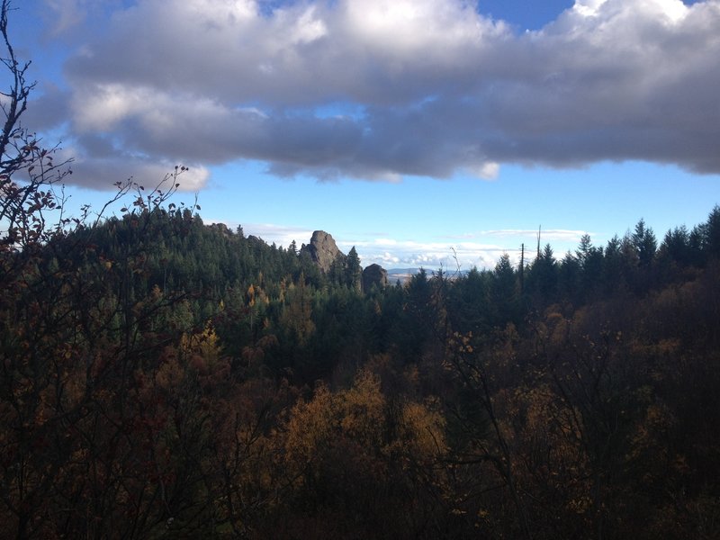 A great glimpse of the Rocks of Sharon.