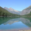 This picture is taken from the far end of the lake in the afternoon.