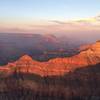 Sunset at the South Rim, taken from the Rim Trail.