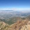 A panoramic view out into the Salt Lake Valley from Twin Peaks.