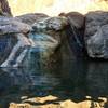 The Grotto pool, one of the sought after gems in Gold Strike Canyon. 104