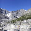 View of Longs Peak from Chasm Lake Trailhead