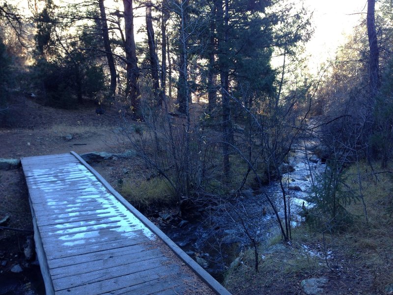 One of the many stream crossings. This one was easier than others...