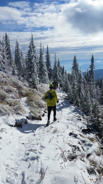 A snowy Sunday jaunt on the Highpoint trail.