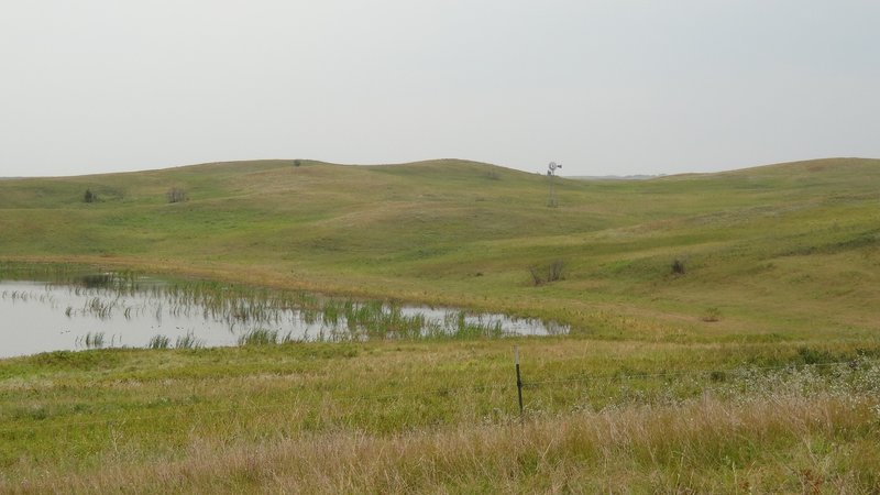 The rolling hills of the Missouri Coteau.