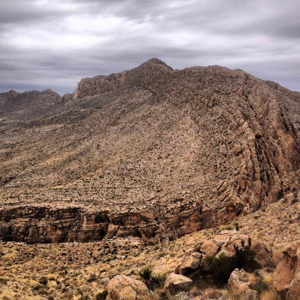 Overturned Syncline at Dog Canyon.