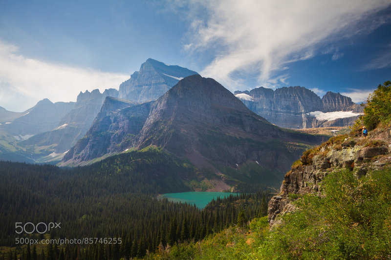 Insane views from Grinnell Glacier trail.