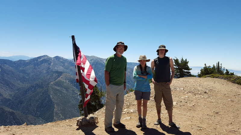 A few of us on Baden-Powell summit.