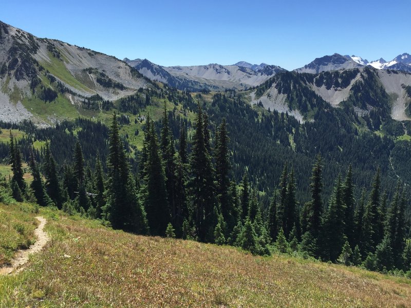 Looking towards Lost Pass.