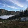 Morning fog moving up through the Cameron Valley.