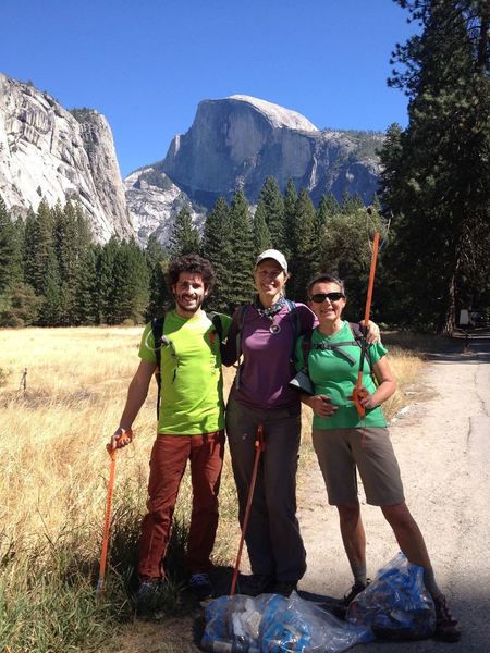 Berkeley REI Employees Volunteering in Yosemite.