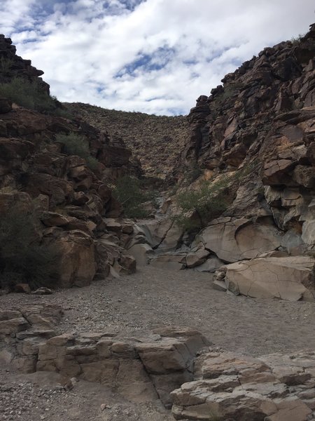 The flurry of drops to scramble over at the third waterfall (all are easy as I climbed them with hydration and phone in hand).