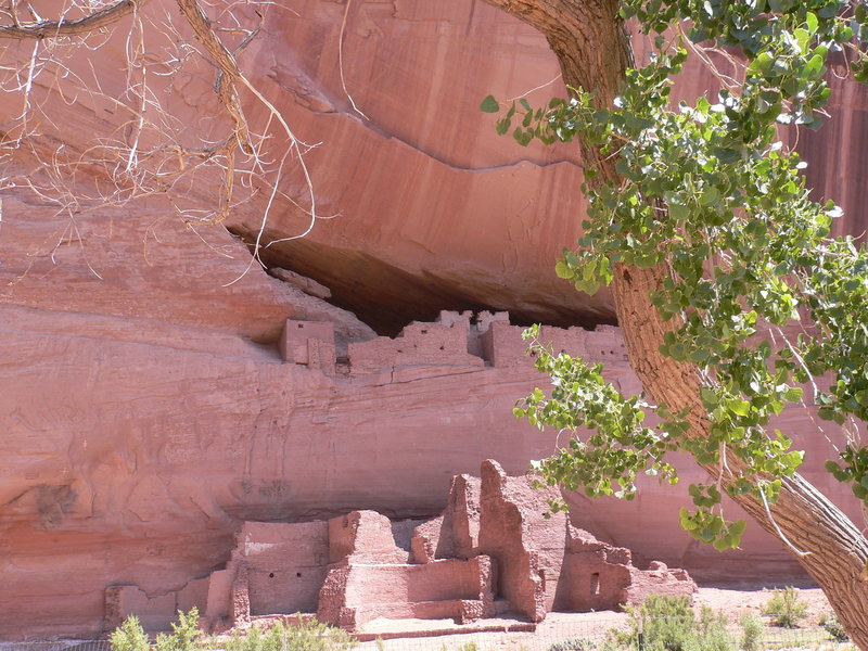 White House Ruin, Anasazi cliff dwellings, Canyon de Chelly National Monument.