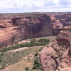 View of White House Ruin from the overlook.