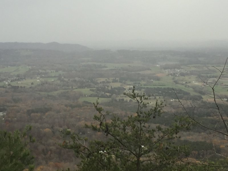 The view from the House Mountain East Overlook.