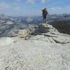 Hiking the crest of Clouds Rest.  View to the northeast.