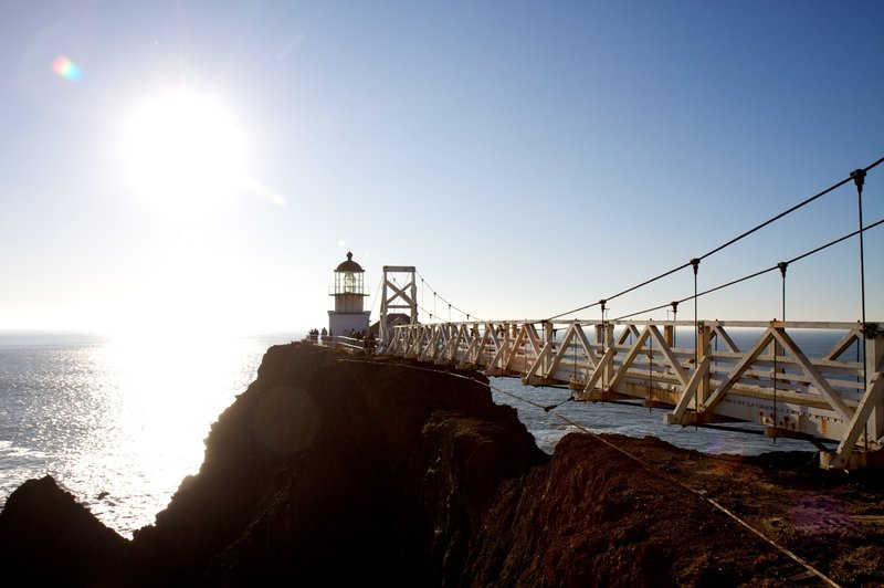 Point Bonita and the iconic lighthouse.