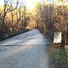 Bridge over Crabtree Creek in Umstead State Park.