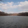 A bridge over gentle waters as seen from the Morgan Run Loop.