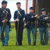 Civil War Re-Enactors -- The Thomas Farm Monocacy National Battlefield (MD) September 2014