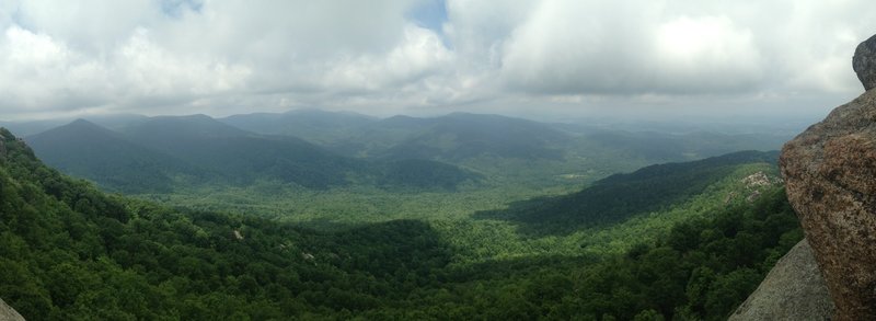 Panoramic view from the top of Old Rag.