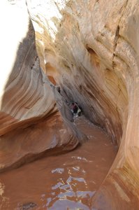 There might be some small pools of water here and there depending on the time of year.