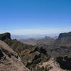 View from the top of the Lost Mine trail. Hey look, it's Mexico! No passport required!