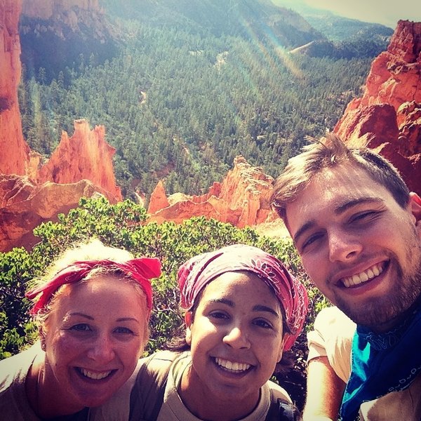 First hike at Bryce Canyon.