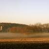 Morning fog at the Springfield Loop of the Ice Age Trail.