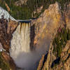 Upper Falls in the Grand Canyon of the Yellowstone.