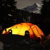 Winter camping just outside Paradise on the Skyline Trail.