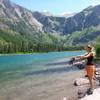 Pack a lightweight rod to Avalanche Lake and bring plenty of dry flies, because it's full of little cutthroat trout.