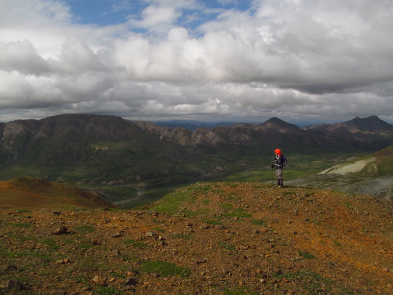 Looking off the backside of the Alpine Trail.