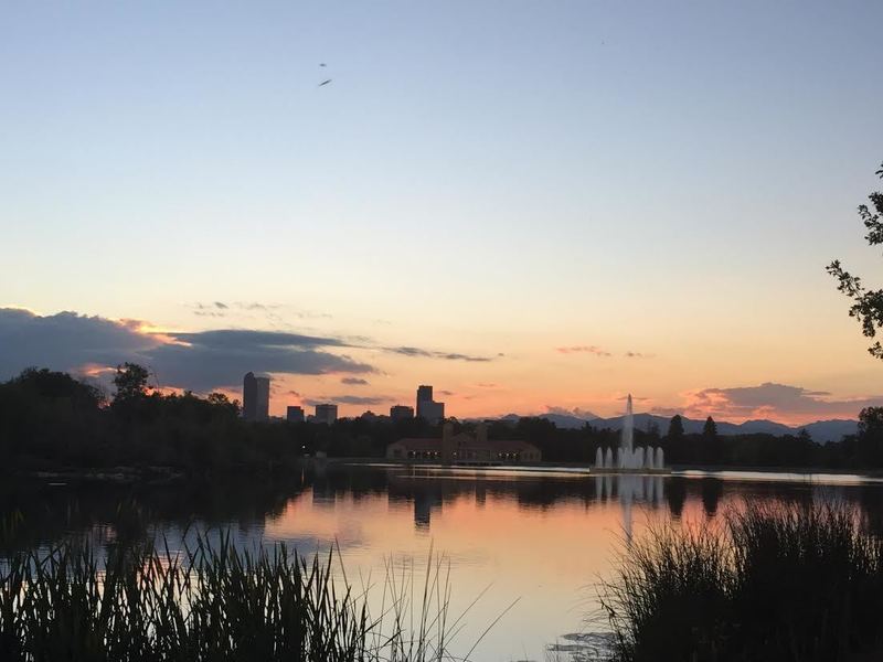 A beautiful view of downtown Denver!