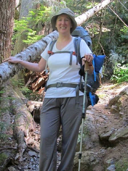 Starting the switchbacks on the Flapjacks Lakes trail