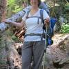 Starting the switchbacks on the Flapjacks Lakes trail