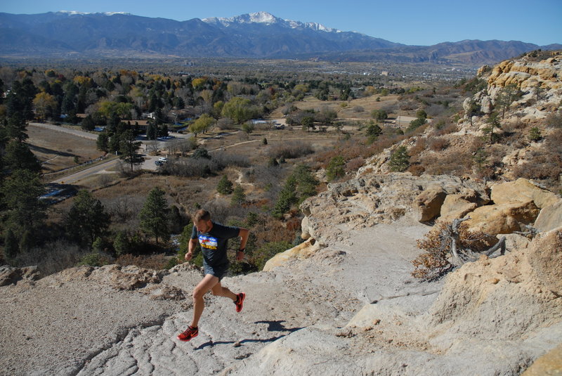 View of Pikes Peak and Colorado Springs!