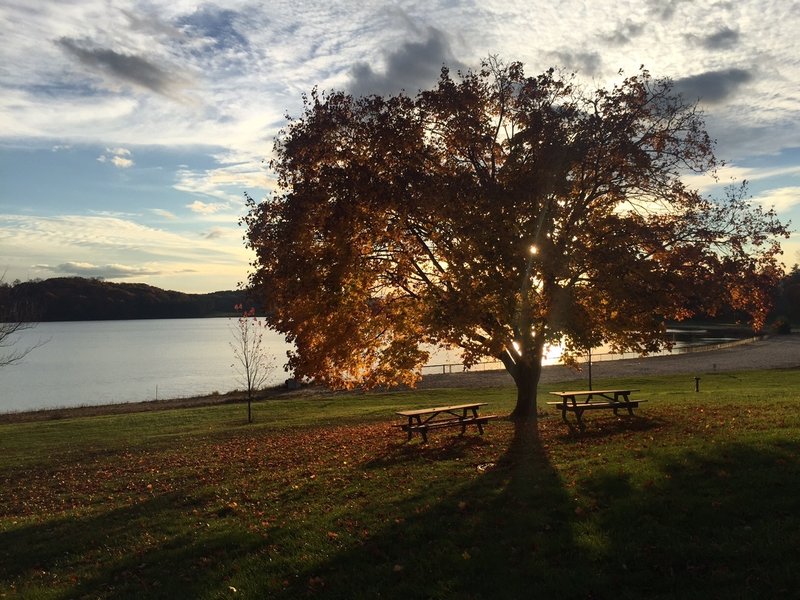 View of Shawnee Lake.