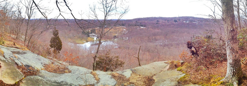 Raven Rocks overlook panorama.