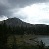 Upper State Lake with Dougherty Peak in the background.