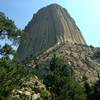 Devils Tower, as seen from the Tower Trail - Wyoming - 2015