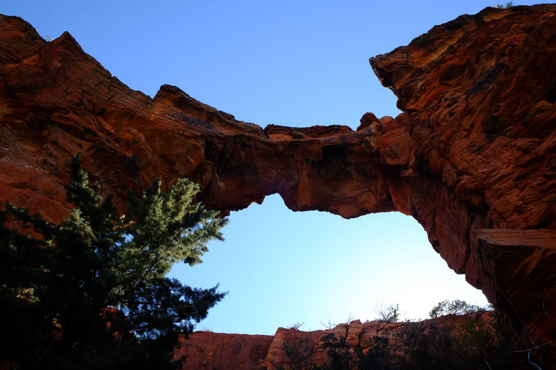 Devil's Bridge, as seen  from below!