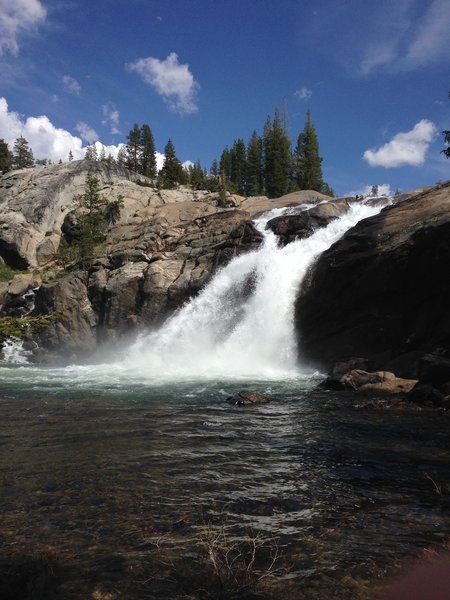 Waterwheel Falls Trail.