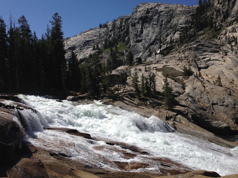 Waterwheel Falls Trail.