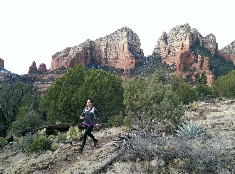 Wonderful red rock scenery on the Wilson Mountain Trail.