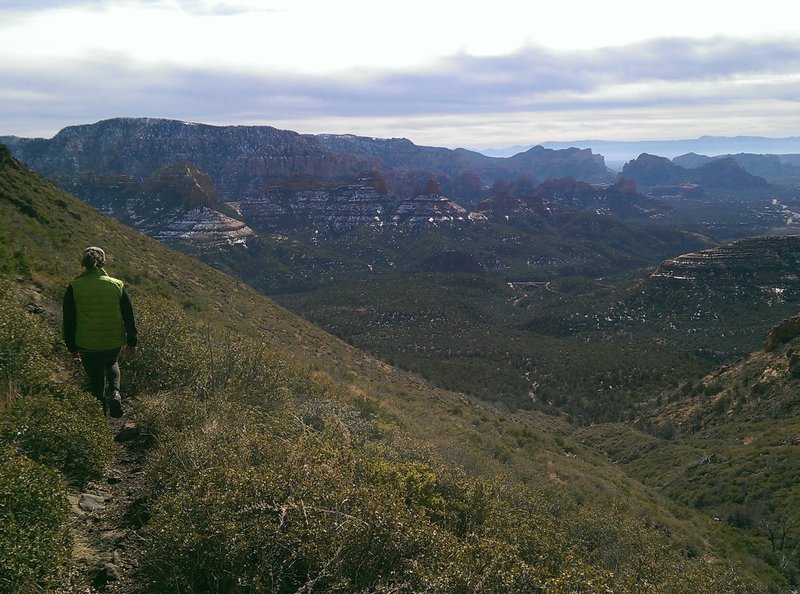 Views across the valley from Wilson Mountain