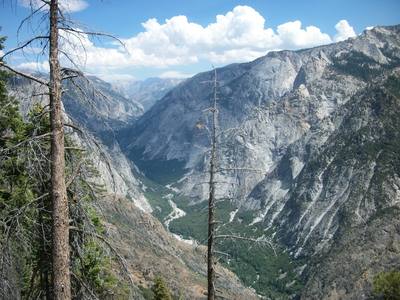 Tehipite Valley from the Middle Fork Trail.