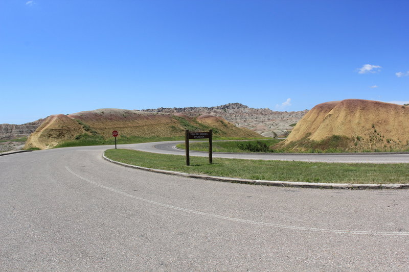 The Yellow Mounds pull off provides spectacular rainbow colored views.