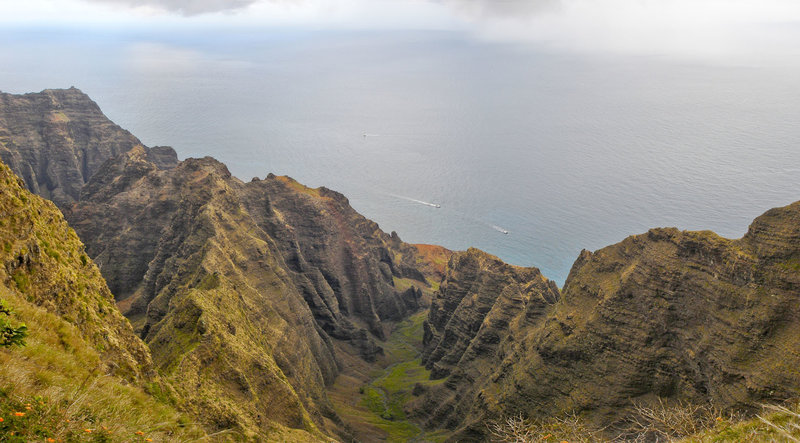 Awa'awapuhi Valley as seen from the Awa'awapuhi Lookout.